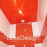фото Натяжные потолки в санузле LuxeDesign