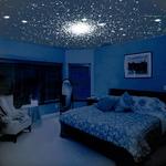 фото Натяжной потолок Франция одноуровневый звездное небо