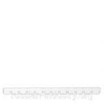 фото Элемент решетки Грильято папа белый матовый ячейка 50х50 мм 10х40х600 мм