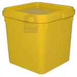 фото Куботейнер (23 литра) желтый