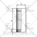 фото Труба прямая без изоляции TH 1000 d115