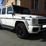 фото Самый крутой кортеж из черных и белых Mercedes-Benz G-Class