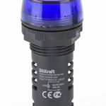 фото Лампа индикаторная в сборе DEKraft 220В синяя