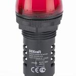 фото Лампа индикаторная в сборе DEKraft 220В красная