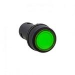 фото Кнопка SW2C-10D с подсветкой зеленая NO PROxima