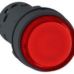 фото Кнопка 22мм до 250в красная с подсветкой Schneider Electric XB7NJ0461