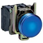 фото Кнопка 22мм 24в синяя с подсветкой Schneider Electric XB4BW36B5