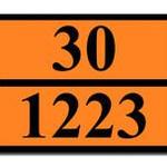фото Оранжевая табличка опасный груз 30-1223 (керосин)