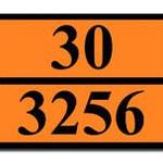 фото Оранжевая табличка опасный груз 30-3256 (мазут)