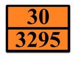 фото Оранжевая табличка опасный груз 30-3295 (дистиллят газового конденсата)
