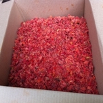 фото Перец резаный красный (кубик 10*10 мм)