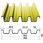 фото Профнастил Н60-845 (Для кровли, перекрытий, несущий)