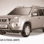 фото Slitkoff Кенгурятник d57 высокий Nissan X trail 2007