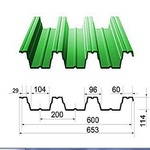 фото Профнастил H114-750 (Для кровли и несущих конструкций)