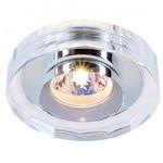 фото CRYSTAL 2 светильник встраиваемый для лампы MR16 35Вт макс., хром/ стекло прозрачн. кристаллическое | 114921 SLV
