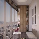 Фото №4 Дизайн интерьера балконов, лоджий и террас