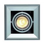 фото AIXLIGHT®, MOD 1 MR16 светильник встраиваемый для лампы МR16 50Вт макс., серебристый / черный | 154112 SLV