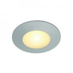 фото AITES LED ROUND светильник встраиваемый 350mA с PowerLED 1Вт, 3000K, 50lm, 110°, серебристый | 112344 SLV