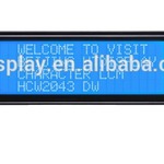 фото 20 * 4 символа STN синий LCD модуль