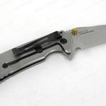 Фото №5 Нож Sanrenmu лезвие 71 мм, рукоять металл, крепление на ремень