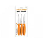 фото Набор ножей для чистки 3 шт. оранжевый Functional Form Fiskars (1014275)