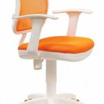 фото Кресло БЮРОКРАТ CH-W797/OR/TW-96-1 спинка сетка оранжевый сиденье оранжевый TW-96-1 колеса белый/оранжевый пластик белый