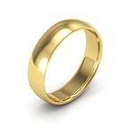 фото Обручальное кольцо с комфортным радиусом ширина 5 мм