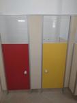 фото Туалетные перегородки для детских садов ЛДСП