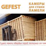 фото Энергоэффективные промышленные сушильные камеры GEFEST DKA+ для высококачественной сушки тонкой дубовой ламели.