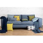 фото Чехол для подушки с принтом twirl темно-синего цвета и декоративной окантовкой cuts&pieces 30х50 (63546)