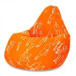 фото Кресло мешок XL Orange People Мягкое кресло (внешний чехол+внутренний чехол с гранулами)