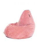 фото Кресло мешок XXL Pink Velvet Мягкое кресло (внешний чехол+внутренний чехол с гранулами)