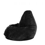 фото Кресло мешок XXL Black Velvet Мягкое кресло (внешний чехол+внутренний чехол с гранулами)