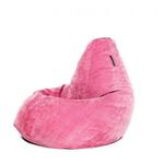 фото Кресло мешок Fuxia Velvet XL фуксия Мягкое кресло (внешний чехол+внутренний чехол с гранулами)