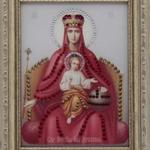 фото Икона Божией Матери "Державная" малая с кристаллами Swarovski (1477)