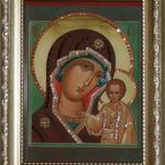 фото Икона Божией Матери "Казанская" с кристаллами Swarovski (1363)