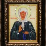фото Икона "Матрона Московская" с кристаллами Swarovski (1369)