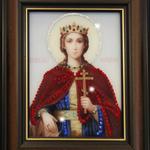 фото Икона "Святая Екатерина" с кристаллами Swarovski (1410)