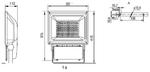 фото Прожектор IEKсимметричный накладной 150Вт