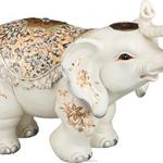 фото Фигурка слон белый символ благоразумия и мудрости 40х20х26 см