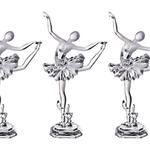 фото Комплект из 3-х фигурок "балерина" 30*18*10 см дизайн горн.хрусталь Lefard (234-136)