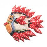 фото Статуэтка "рыба красная" 30*30 см. F. Lli (318-026)