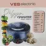 фото Овощесушилка Ves Electric VMD-4 электрическая сушилка дегидратор для сушки овощей