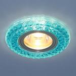 фото Встраиваемый потолочный светильник со светодиодной подсветкой 2180 MR16 BL синий; a034164 ELEKTROSTANDARD