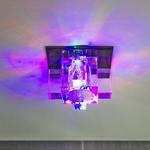 фото Светильник потолочный JCD9 35W G9 cо встроенными светодиодами RGB 2.5w прозрачный черный 1525; 27801