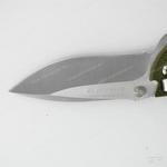 фото Нож Sanrenmu лезвие 82 мм, рукоять G10 зеленая, крепление на ремень