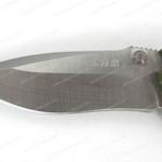 Фото №5 Нож Sanrenmu лезвие 82 мм, рукоять G10 зеленая, крепление на ремень