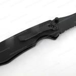 Фото №5 Нож Sanrenmu серии Tactical, лезвие 85 мм чёрное, рукоять чёрная G10
