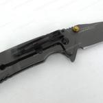 Фото №5 Нож Sanrenmu лезвие 71 мм, рукоять серая, металл, крепление на ремень