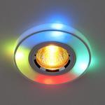 фото Точечный светильник со встроенными светодиодами 2070/2 SL/7-MULTI/LED (хром / мультиколор); a031548 ELEKTROSTANDARD